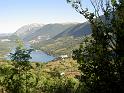 vista dal bordo della foce